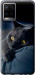 Чехол на Vivo Y33s Дымчатый кот 825u-2643 (Серый)