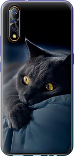 Чохол на Vivo V17 Neo Димчастий кіт 825t-1764 (Сірий)