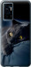Чехол на Vivo V23e Дымчатый кот 825u-2641 (Серый)