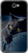 Чехол на Samsung Galaxy Note 2 N7100 Дымчатый кот 825u-17 (Серый)