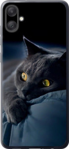 Чехол на Samsung Galaxy A05 Дымчатый кот 825u-3355 (Серый)