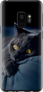 Чохол на Samsung Galaxy S9 Димчастий кіт 825u-1355 (Сірий)