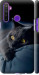 Чехол на Realme 5 Дымчатый кот 825m-1862 (Серый)