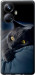 Чехол на Realme 10 Pro Plus Димчастий кіт 825u-2944 (Сірий)