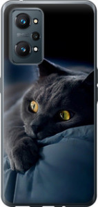 Чохол на Realme GT Neo 2 Димчастий кіт 825u-2489 (Сірий)