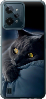 Чехол на Realme C31 Дымчатый кот 825u-2593 (Серый)