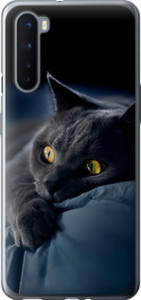 Чехол на OnePlus Nord Дымчатый кот 825u-2046 (Серый)
