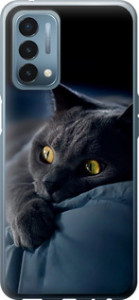 Чехол на OnePlus Nord N200 Дымчатый кот 825u-2384 (Серый)