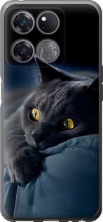 Чехол на OnePlus Ace Racing Дымчатый кот 825u-2955 (Серый)