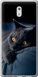 Чехол на Nokia 3 Димчастий кіт 825u-818 (Сірий)