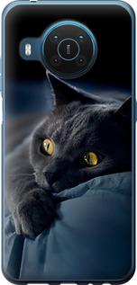 Чохол на Nokia X20 Димчастий кіт 825u-2532 (Сірий)