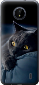 Чехол на Nokia C20 Дымчатый кот 825u-2510 (Серый)