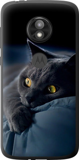 Чохол на Motorola Moto E5 Play Димчастий кіт 825u-1429 (Сірий)