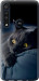 Чохол на Motorola One Macro Димчастий кіт 825u-1812 (Сірий)