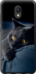 Чохол на Meizu M6 Димчастий кіт 825t-1349 (Сірий)