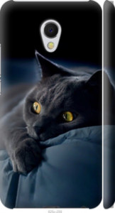 Чохол на Meizu MX6 Димчастий кіт 825m-259 (Сірий)