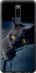 Чехол на Meizu Note 8 Димчастий кіт 825u-1610 (Сірий)