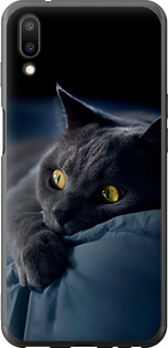 Чехол на Meizu E3 Дымчатый кот 825u-1518 (Серый)