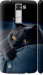 Чехол на LG K8 K350E Дымчатый кот 825m-297 (Серый)