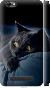 Чохол на Lenovo Vibe C A2020 Димчастий кіт 825m-283 (Сірий)