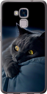 Чехол на Huawei GT3 Дымчатый кот 825t-472 (Серый)