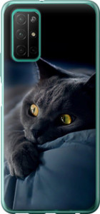 Чохол на Huawei Honor 30S Димчастий кіт 825u-1897 (Сірий)