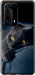 Чехол на Huawei P40 Pro Plus Дымчатый кот 825u-1917 (Серый)