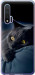 Чехол на Huawei Nova 6 Дымчатый кот 825u-1821 (Серый)