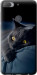 Чехол на HTC Desire 12 Plus Дымчатый кот 825u-1485 (Серый)