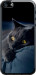 Чехол на iPhone 5 Дымчатый кот 825t-18 (Серый)