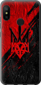 Чехол на Xiaomi Redmi 6 Pro Герб v4 5293u-1595 (Красный)