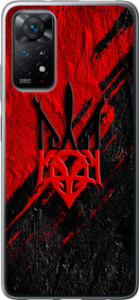 Чехол на Xiaomi Redmi Note 11 Герб v4 5293u-2516 (Красный) для Xiaomi Redmi Note 11 (Global)