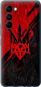 Чехол на Tecno Camon 18 Premier Герб v4 5293u-2652 (Красный)