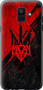 Чехол на Samsung Galaxy A6 2018 Герб v4 5293t-1480 (Красный)