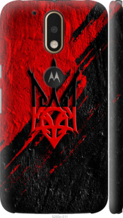 Чехол на Motorola MOTO G4 PLUS Герб v4 5293m-953 (Красный)