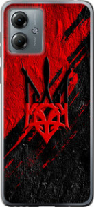 Чехол на Motorola Moto G14 Герб v4 5293u-3197 (Красный)