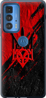 Чехол на Motorola Edge 20 Pro Герб v4 5293u-2662 (Красный)