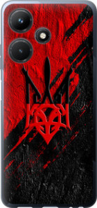 Чехол на Infinix Hot 30i Герб v4 5293u-3045 (Красный)