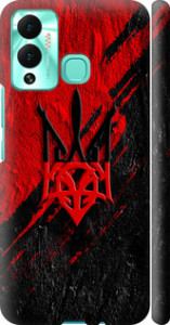 Чехол на Infinix Hot 12 Play Герб v4 5293m-2759 (Красный)