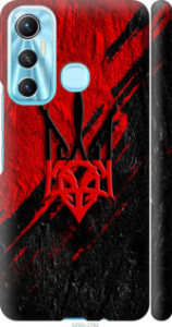 Чехол на Infinix Hot 11 Герб v4 5293m-2762 (Красный)