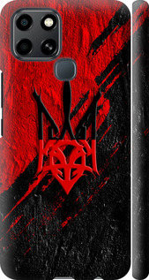 Чехол на Infinix Smart 6 Герб v4 5293m-2758 (Красный)