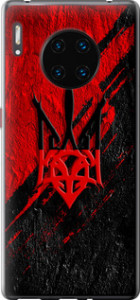 Чехол на Huawei Mate 30 Pro Герб v4 5293u-1796 (Червоний)