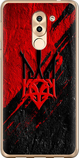 Чехол на Huawei Honor 6X Герб v4 5293t-460 (Красный)