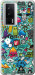 Чехол на Xiaomi Redmi K60 Стикер бомбинг 1 693u-2973 (Зеленый)