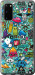 Чохол на Samsung Galaxy S20 Стикер бомбинг 1 693t-1824 (Зелений)