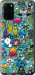 Чехол на Samsung Galaxy S20 Plus Стикер бомбинг 1 693t-1822 (Зеленый)