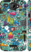 Чохол на HTC One X+ Стікери бомінг 1 693c-69 (Зелений)