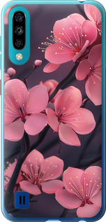 Чехол на ZTE Blade A7 2020 Пурпурная сакура 6075u-2108 (Фиолетовый)