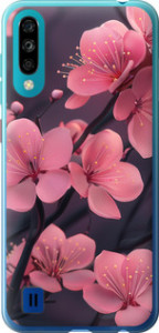 Чохол на ZTE Blade A7 2020 Пурпурна сакура 6075u-2108 (Фіолетовий)
