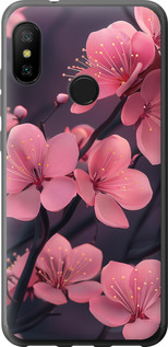 Чехол на Xiaomi Mi A2 Lite Пурпурная сакура 6075u-1522 (Фиолетовый)